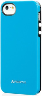 Чехол для iPhone 5 RGBmix Snap Blue Чехол для iPhone 5 RGBmix Snap Blue